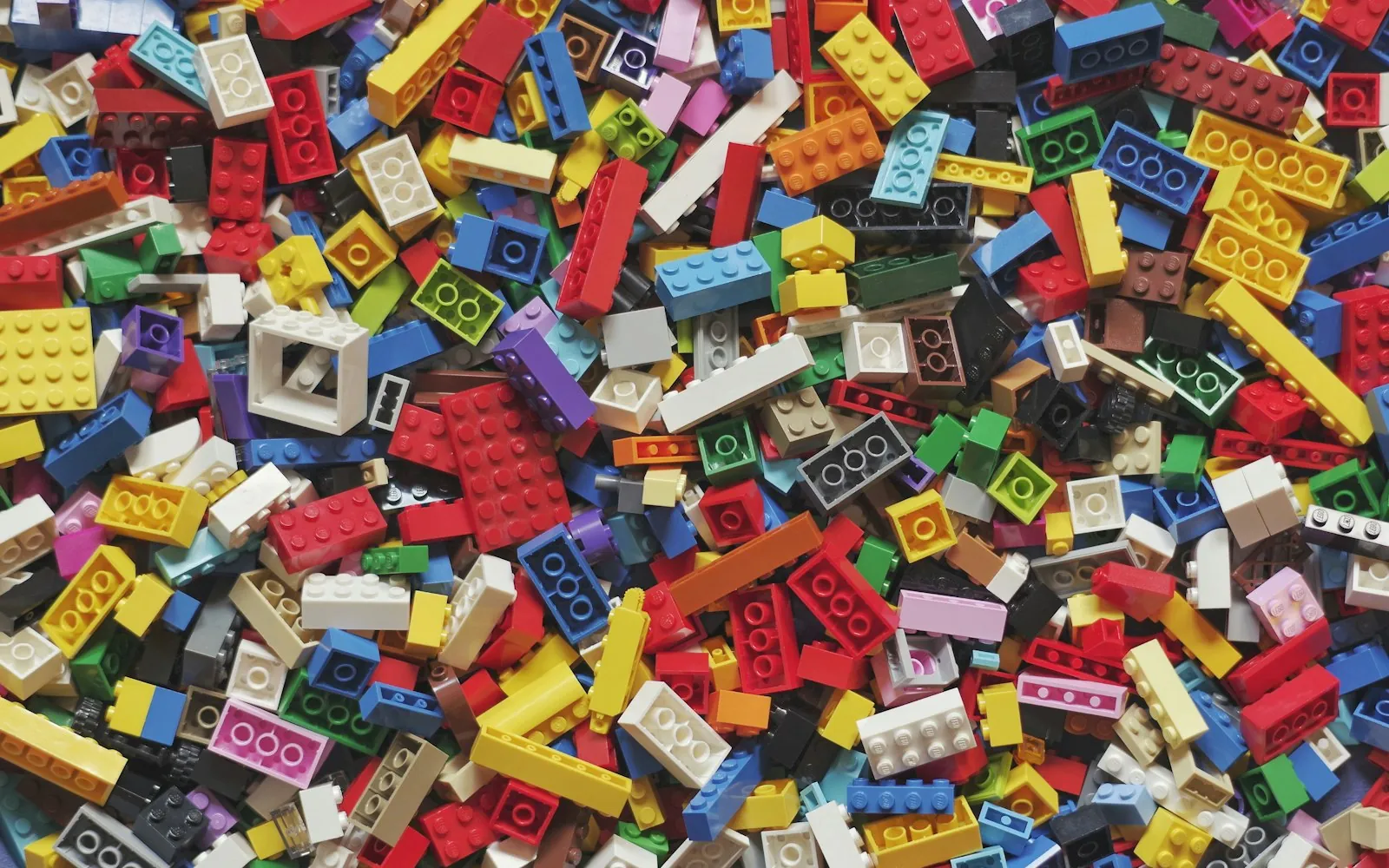 A pile of colorful building blocks: the drag-and-drop promise of low-code and no-code platforms